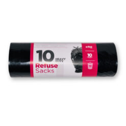 Heavy Duty Black Bin Bags 100 Litres 10 Pack