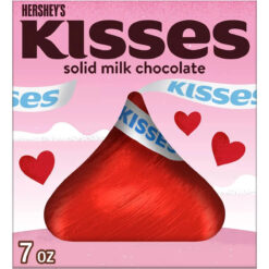 Hershey's Kisses Valentine's Day Solid Milk Chocolate Gift Box: 24-Piece Case