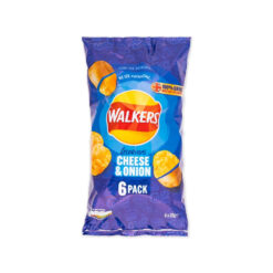 Walkers Crisps Cheese & Onion 25g x 6 Pack