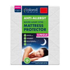 Coloroll Anti-Allergy Quilted Luxury Fitted Mattress Protector