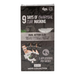 Skin Treats 9 Days Of Charcoal Clay Masking for Men