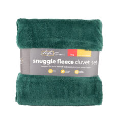 Snuggle Fleece Duvet King Set Green