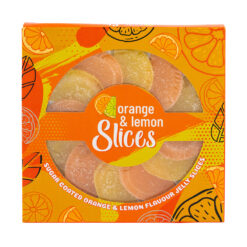 Sugar Coated Orange & Lemon Flavour Jelly Slices 110g