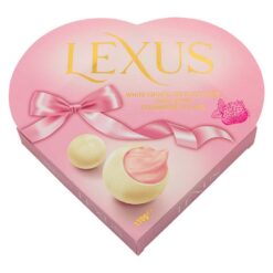 Lexus White Chocolate Shells with Strawberry Filling 110g
