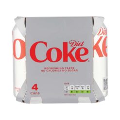 Coca Cola Diet Coke 330ml x 4 Pack