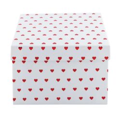 Valentine's Day Heart Gift Box - White