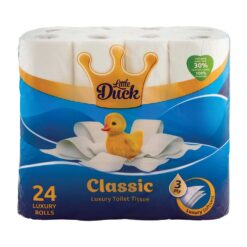 Little Duck Classic Luxury Toilet Tissue 3 Ply 24 Pack