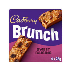 Cadbury Brunch Raisin Cereal Bars 4 x 28g