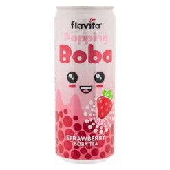 Flavita Popping Boba Tea Strawberry Flavour 320ml