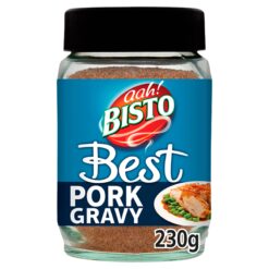 Bisto - Best Pork Gravy Granules Made with Real Meat Juice, 230 g