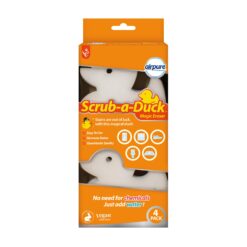 airpure - Scrub-a-Duck Magic Eraser (4-Pack) | Model SAD-ME-4PK-970