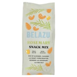 Belazu Rosemary Nut Snack Mix - Almonds, Cashews & Giant Roasted Corn with Rosemary and Sea Salt, 120g