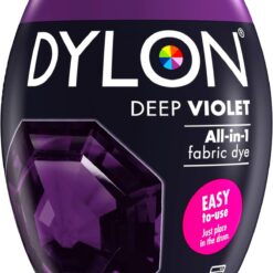 DYLON Washing Machine Fabric Dye Pod - Deep Violet, 350g