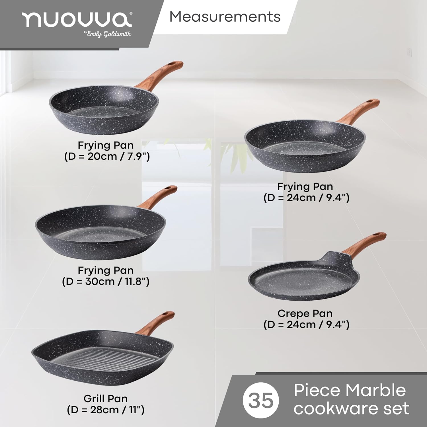 Marble_35_Nuovva_Frying_Pan_set_35_pcs