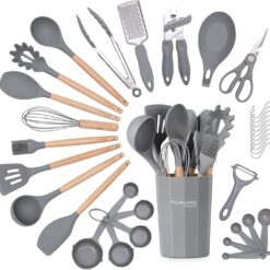 35pcs Kitchen Cooking Utensils Set - Grey