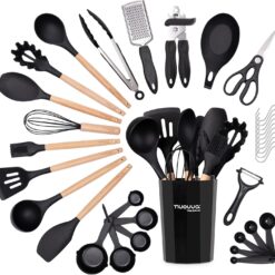 35pcs Kitchen Cooking Utensils Set - Black