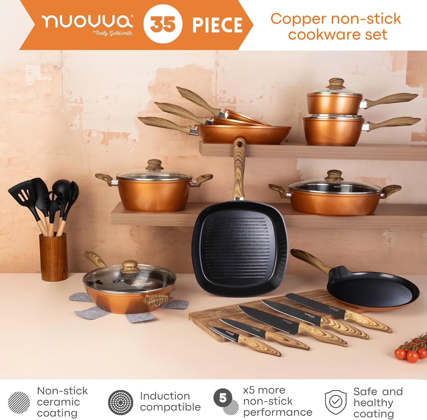 Nuovva_5_pcs_Copper_Cookware_set