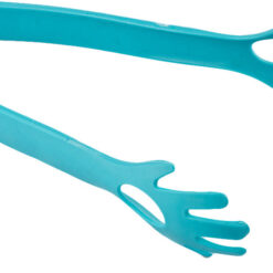 9 Inch Blue Food Tongs
