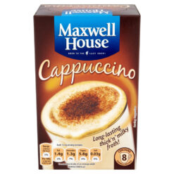 Maxwell House Cappuccino Sachet 12.5g x 8 Pack