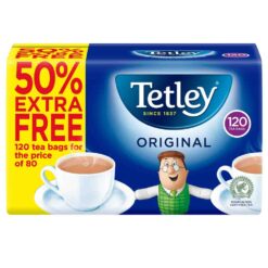 Tetley Tea Bags 120 Bags 375g
