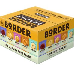 Border Biscuits 【March Promotion】100 Twin Packs Snack Packs | 5 Varieties | Individually Wrapped Biscuit Portions (Box of 100)