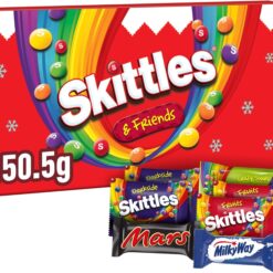 【March Promotion】Skittles & Friends Christmas Sweets Selection Gift Box, 105.5g