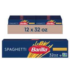 【New Users Only】Barilla Spaghetti Pasta, 32 oz. Box (Pack of 12) - Non-GMO, Made with Durum Wheat Semolina - Kosher Certified