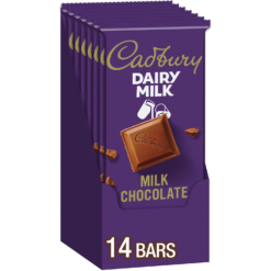 【First Order Discount】CADBURY DAIRY MILK Milk Chocolate Candy Bars, 3.5 oz (14 Count)